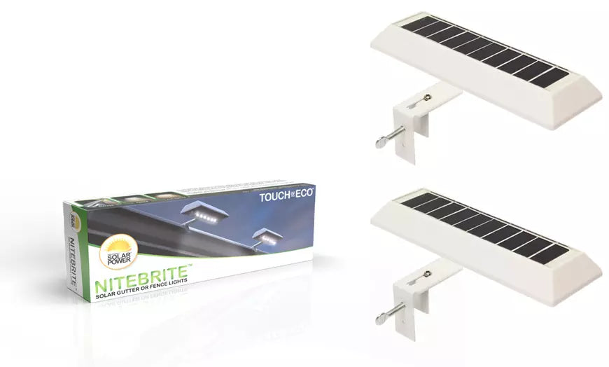 Nitebrite Solar Motion Detector Outdoor LED Lights (2, 4, or 10-Pack)