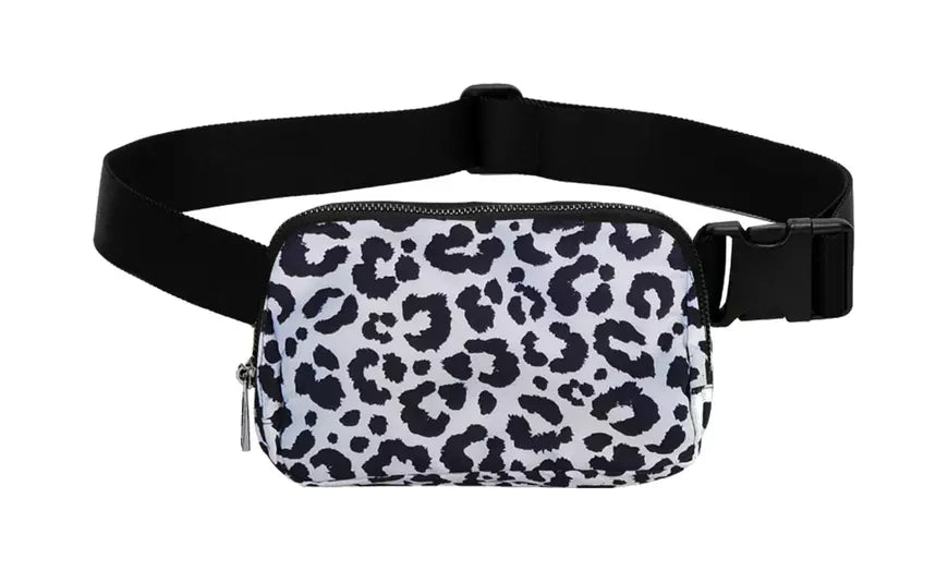 Mini Crossbody Belt Bag Sports Adjustable Strap Water Resistant Fanny Pack Pouch