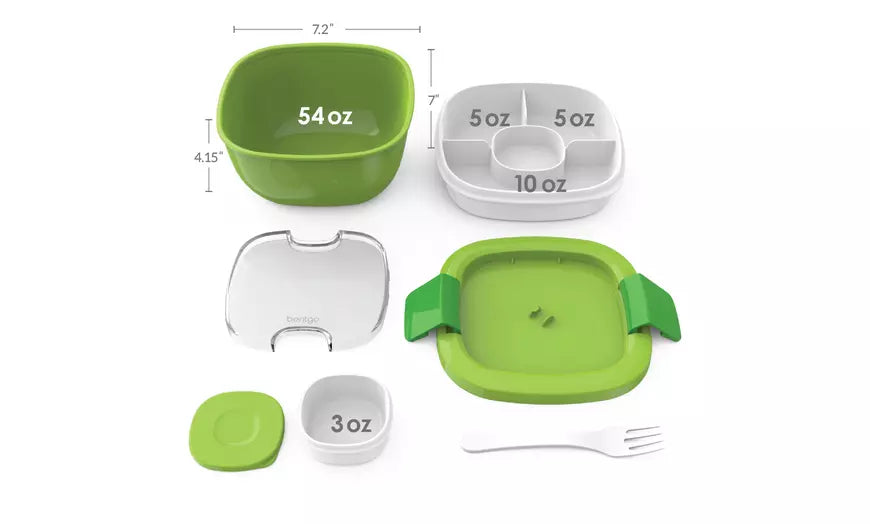 Bentgo Salad Bowl- Stackable Lunch Container