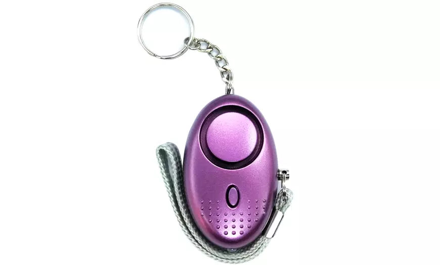 2-Pack Personal Security Alarm Keychain with LED Light