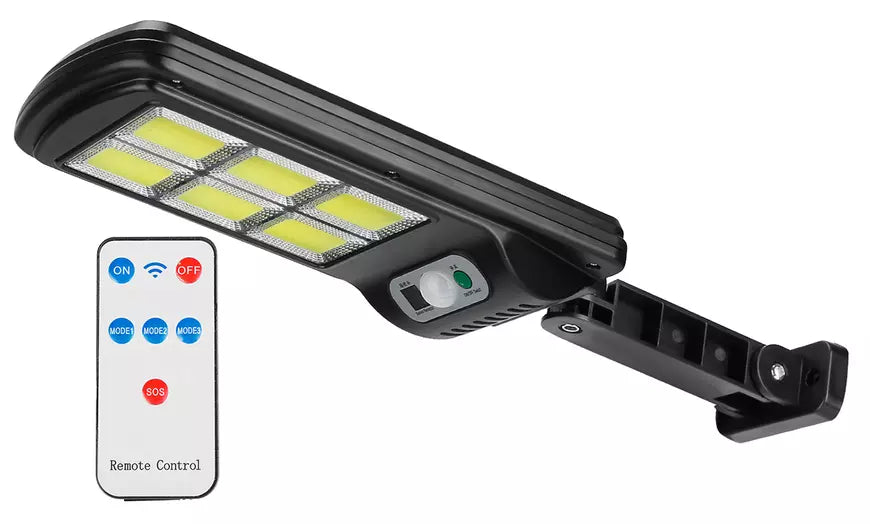 SolarEK Waterproof Solar Motion Sensor Light w/ 3 Lighting Modes & Remote