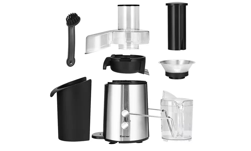 Electric Juicer Wide Mouth Fruit & Vegetable Centrifugal Juice Extractor 2 Speed