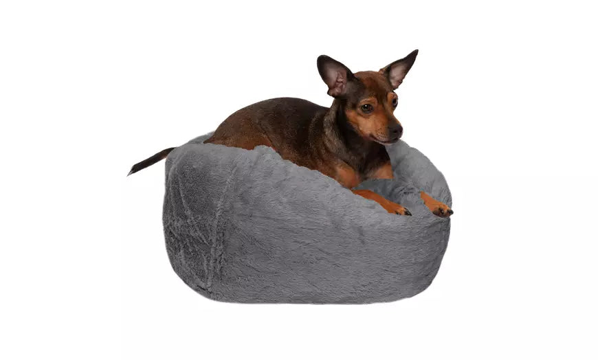 Furhaven Round Insulating Ball Pet Bed