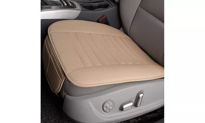 PU Leather Breathable Car Interior Front Seat Cover Cushion Pad Mat
