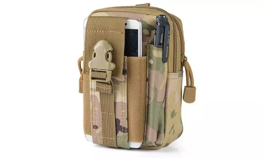 Tactical Molle Pouch EDC Belt Waist Fanny Military Waist Pack Bag Pocket