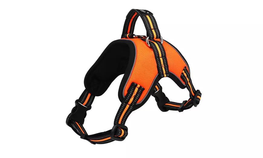 Dog Vest Pet Collar Soft Adjustable Harness Pet No-Pull Hand Strap