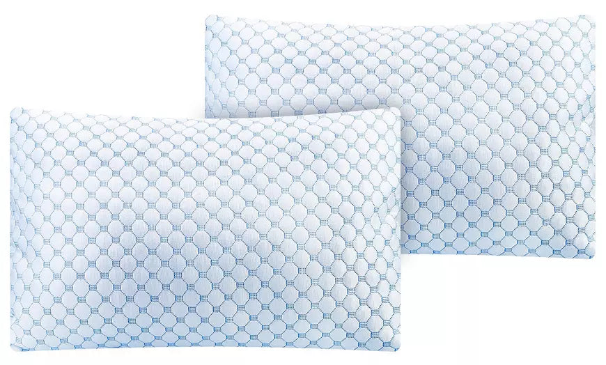 NewHome Cooling Memory Foam Pillow Ventilated Pillow w/ Cooling Gel