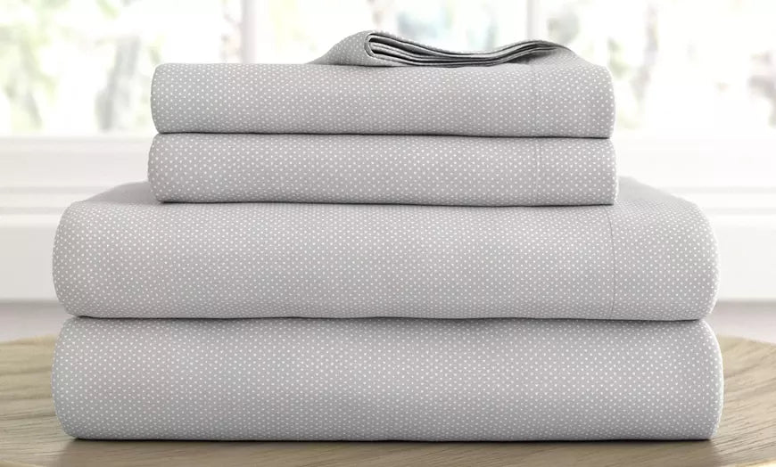 Merit Linens Spring Prints Ultra Soft 4PC Bed Sheets Set