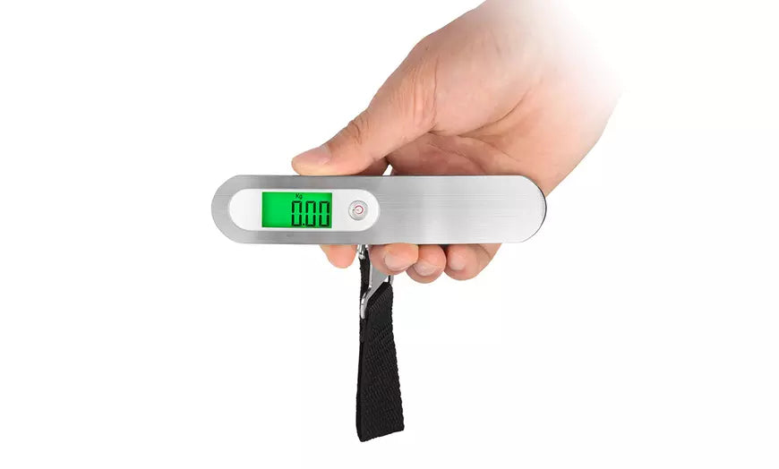 Digital Stainless Steel Hanging Luggage Scale with LCD Display