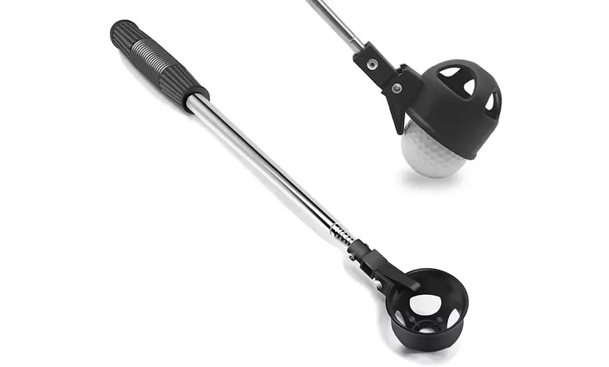 Telescopic Golf Ball Retriever Stainless Golf Ball Pick Up Scoop for Water