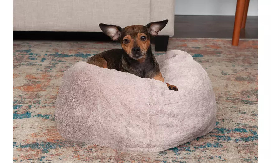Furhaven Round Insulating Ball Pet Bed