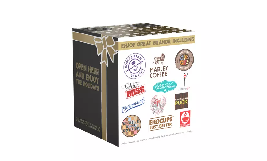 Premium Gift Box Sampler Bold, Coffee, Flavored, or Mix K-Cups, 20 Count