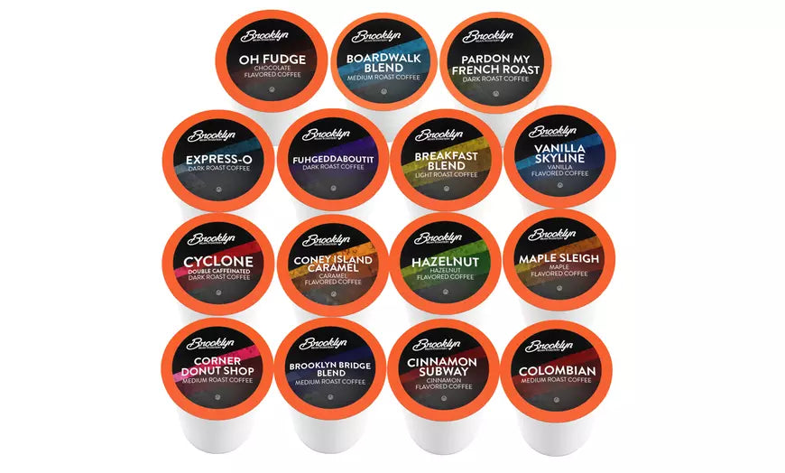 Brooklyn Beans Assorted Variety Pack for Keurig K-Cup Brewers, 40 Count