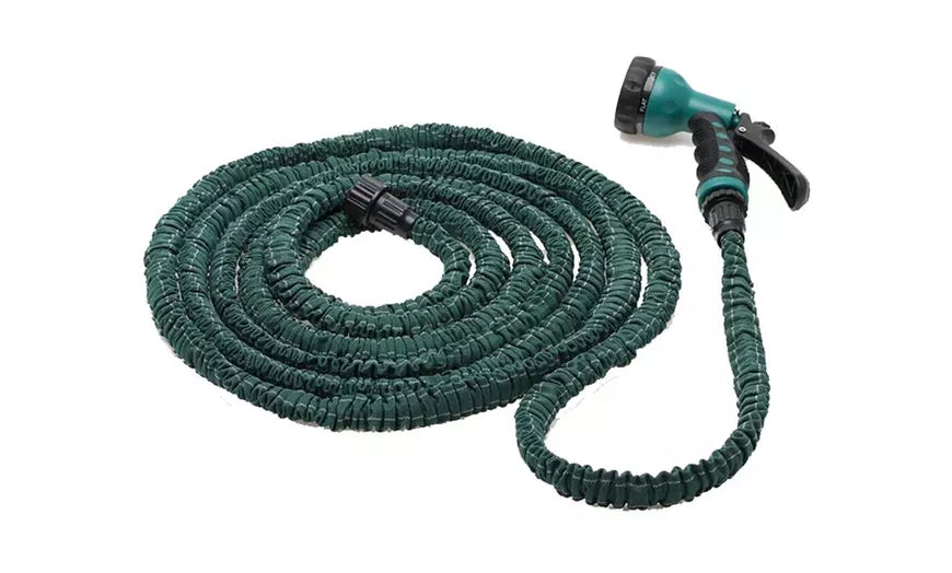Expanding Garden Water Hose With Nozzle