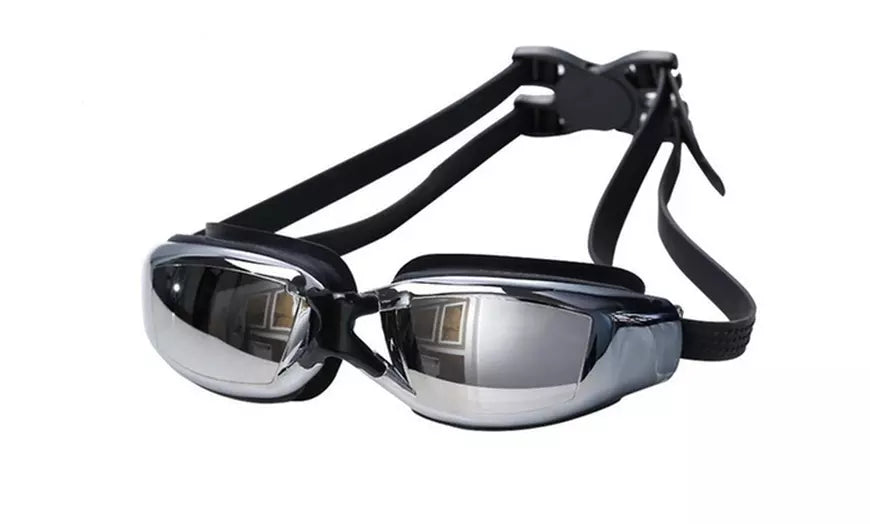 Swim Goggles, No Leaking, Anti-Fog UV Protection Swimming Goggles