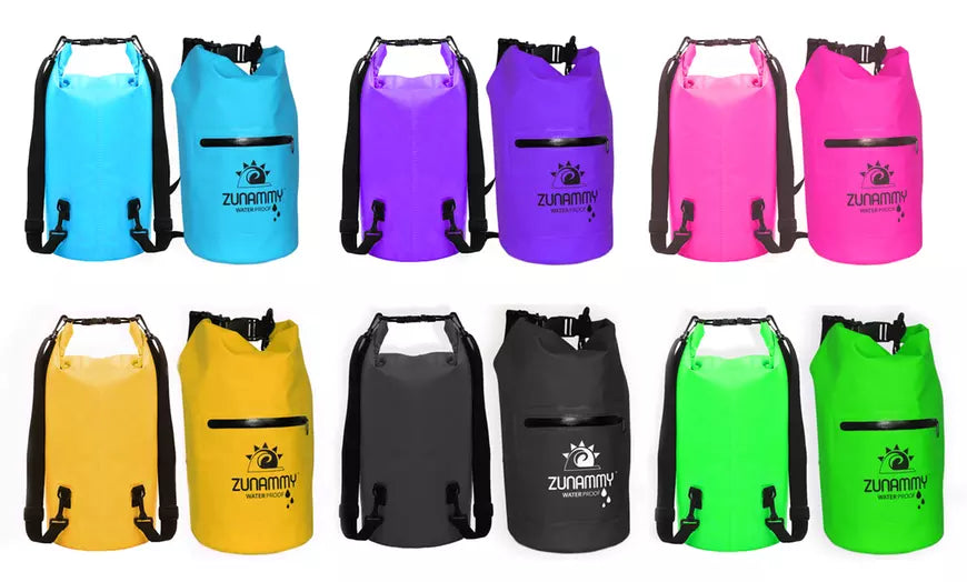 Waterproof Floating Duffel Dry Bag with Shoulder Strap and Zipper