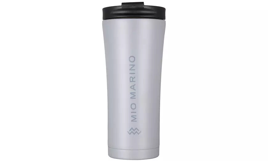 Mio Marino 16oz Stainless Steel Insulated Thermal Travel Mug -BPA Free- Gift Box