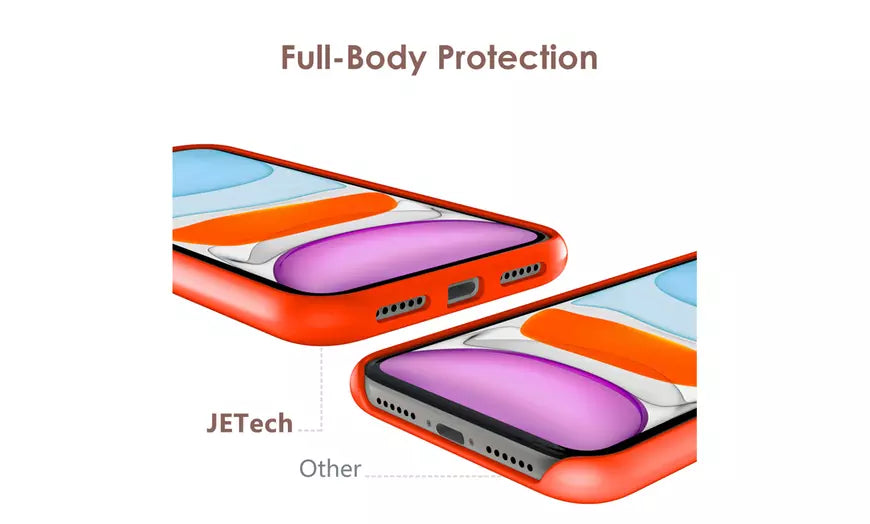 Silicone Case for iPhone 11 (2019), Silky-Soft Touch Case with Microfiber Lining