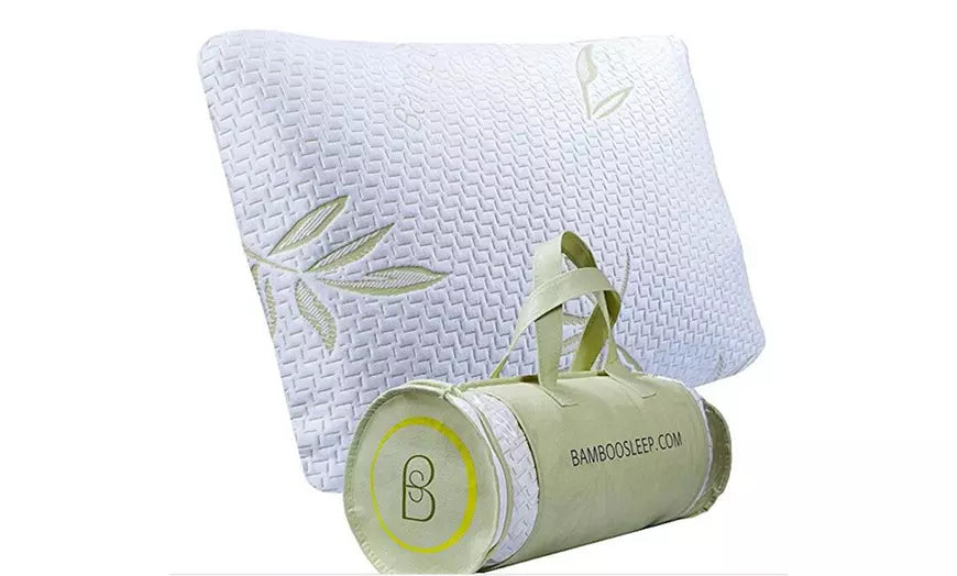 Original Bamboo Pillow Comfort Luxury Memory Soft Foam Cool Pillows