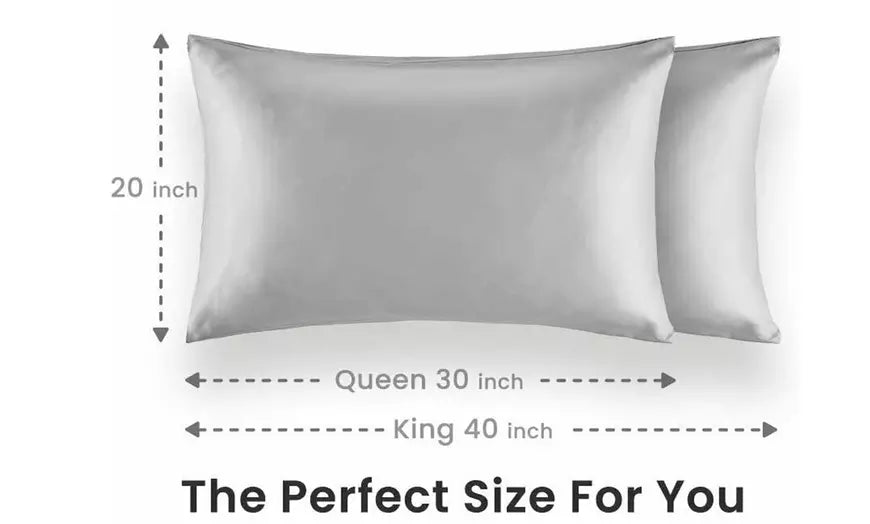 Satin Silk Pillowcase For Hair and Skin King Queen Pillow Cover
