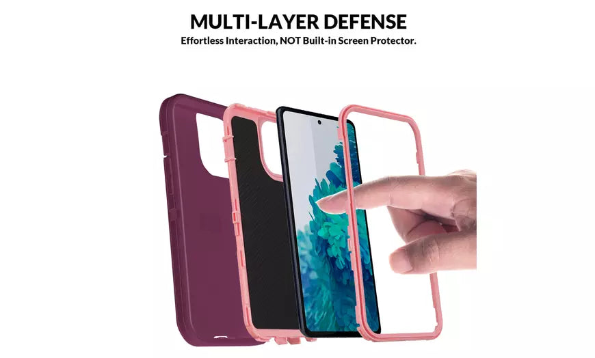 For Samsung Galaxy S20 FE Heavy Duty Shockproof Hybrid Case Cover