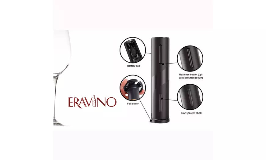 Eravino Electric Wine Opener, Bottle Corkscrew Opener