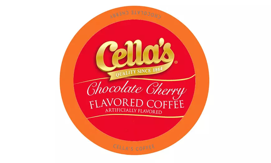 Cella's Chocolate Cherry Coffee Pods for Keurig K-Cup Brewers, 40 Count