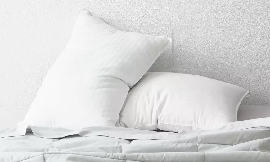 Home Collection's 2 Pack Gel Fiber Pillows with Down Alternative Filling