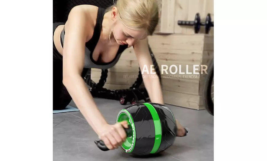 Fitness Roller Wheel Abdominal Training Gym Exercise Equipment Core Workout