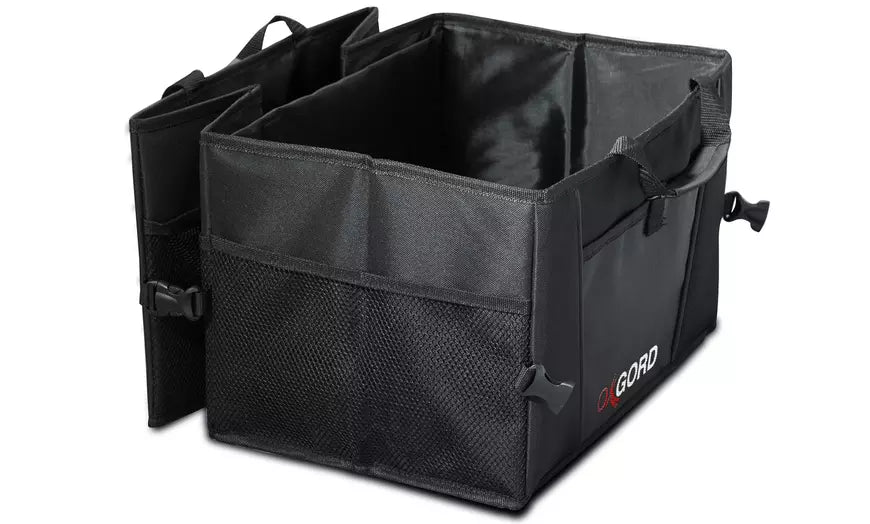 Oxgord Trunk Storage Organizer with Pockets-Portable/Heavy Duty(21" x 15" x 10")