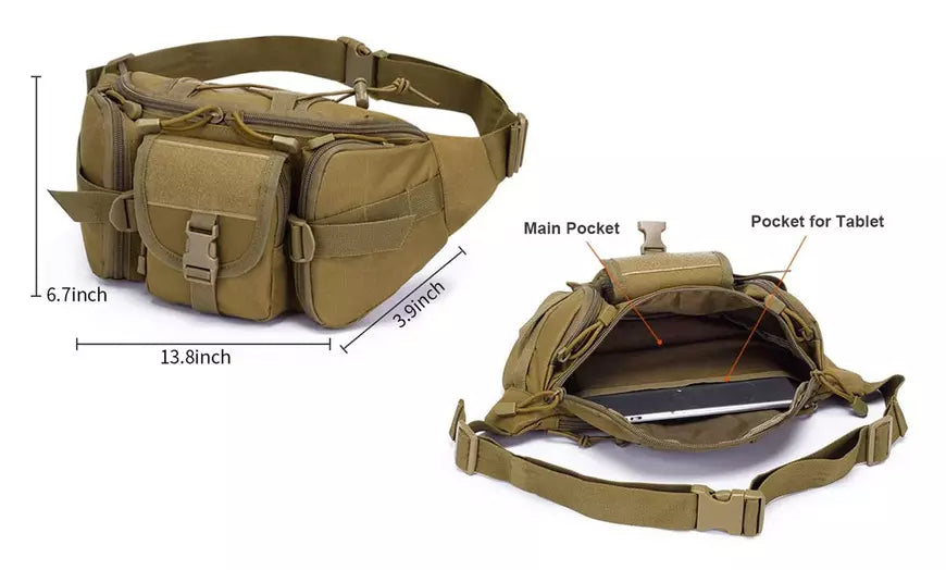 Tactical Fanny Pack Military Waist Bag Pack Utility Hip Pack Bag