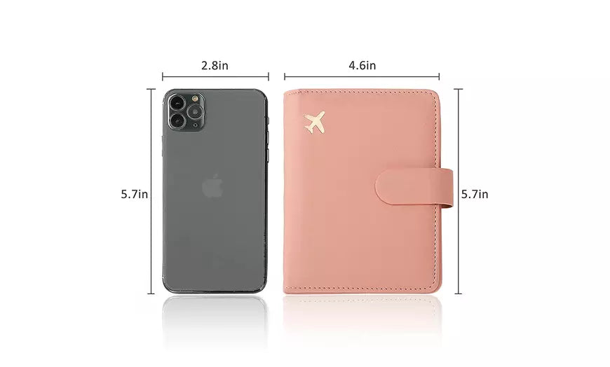 Multifunction Passport Holder Card Slots RFID Blocking Travel Wallet