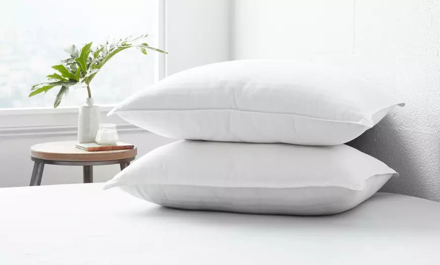 Home Collection's 2 Pack Gel Fiber Pillows with Down Alternative Filling