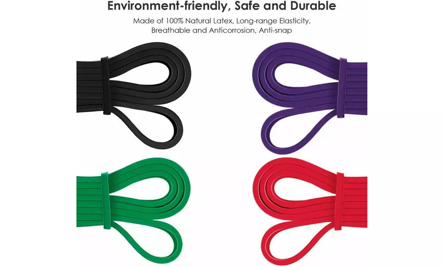 Pull up Assist Band Exercise Resistance Bands Set of 4