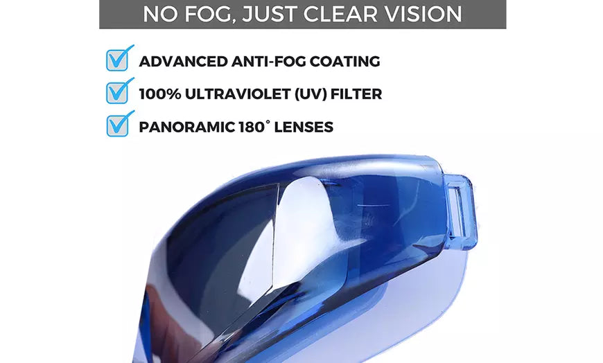 Swim Goggles,Adjustable Swimming Goggles No Leaking Anti Fog UV Protection