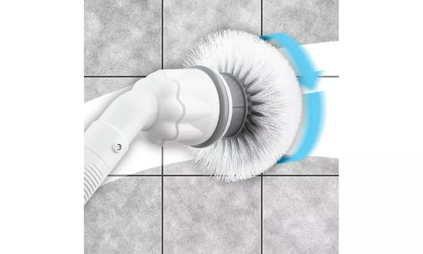 Hurricane Spin Scrubber Rechargeable Cordless Spin Brush with 3 Spin Brushes