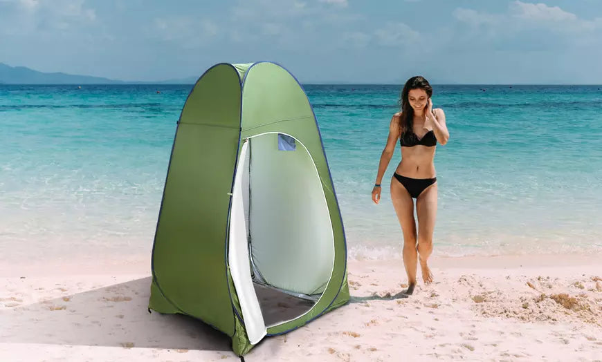 Portable Pop-Up Privacy Shelter Tent Clothes Changing Room w/ Carry Bag