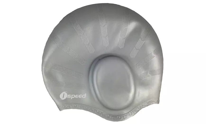 Ispeed Silicone Long Hair Swim Cap