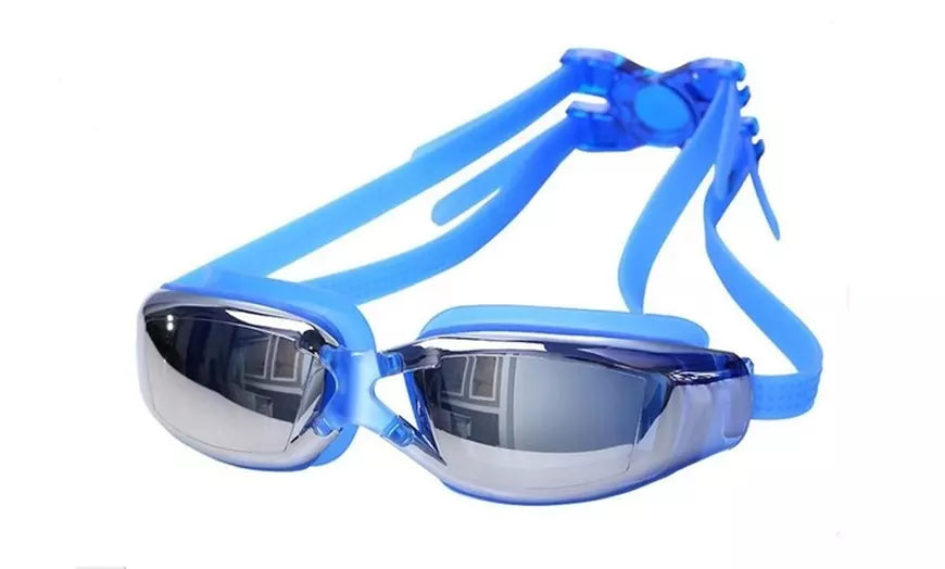 Swim Goggles, No Leaking, Anti-Fog UV Protection Swimming Goggles