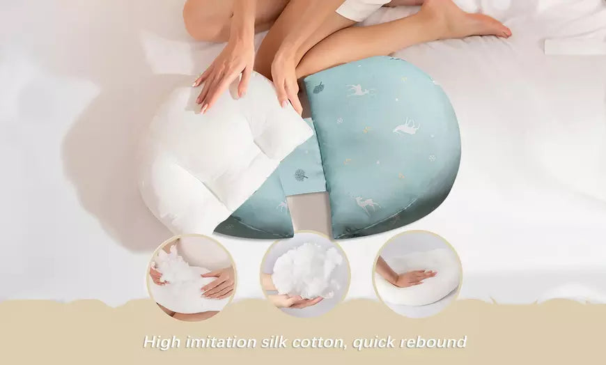 Pregnancy Pillow Sleeping Pillow Soft and Adjustable for Waist Back Support