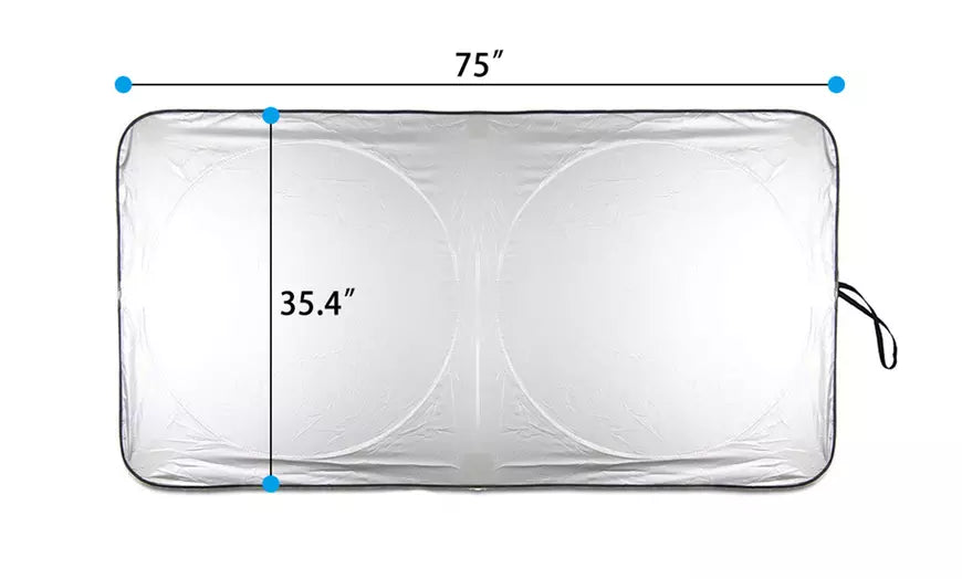 Foldable Car Windshield Sun Shade Front Car Window Visors Block Cover