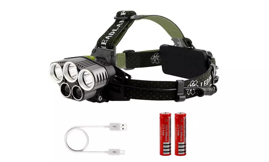 Ultra Bright 2750 Lumens LED Headlamps (1- or 2-Pack)