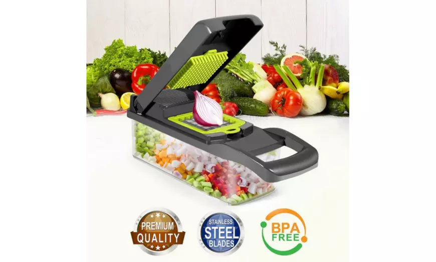 Vegetable & Fruit Slicer Set 14 in 1 Food Chopper