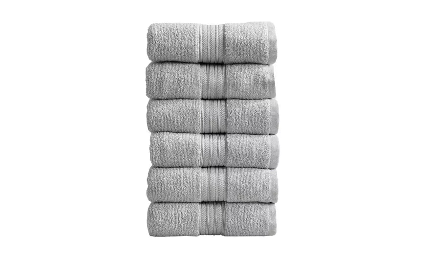 6 Piece 100% Cotton Soft Bath Towel Set