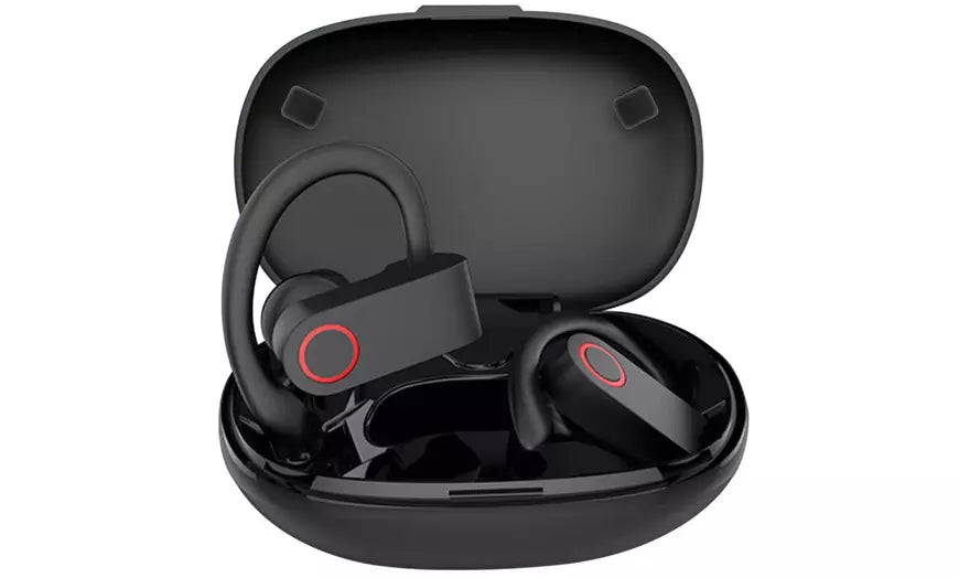 iNova True Wireless BT 5.0 Noise Cancelling Earbuds w/ Magnetic Charging Case