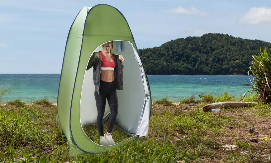 Portable Pop-Up Privacy Shelter Tent Clothes Changing Room w/ Carry Bag