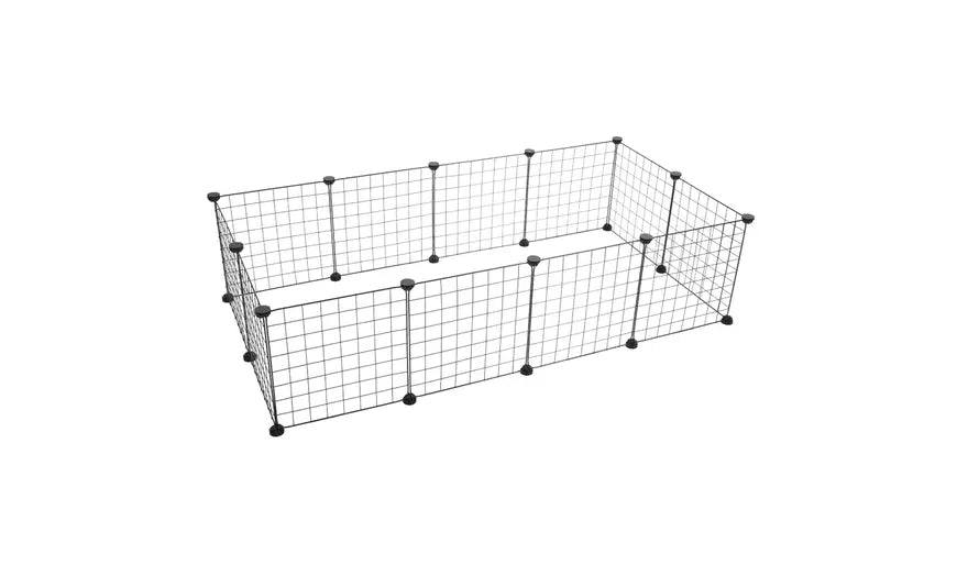 Pet Playpen, Small Animal Cage Metal Wire Yard Fence Kennel Crate Fence Tent