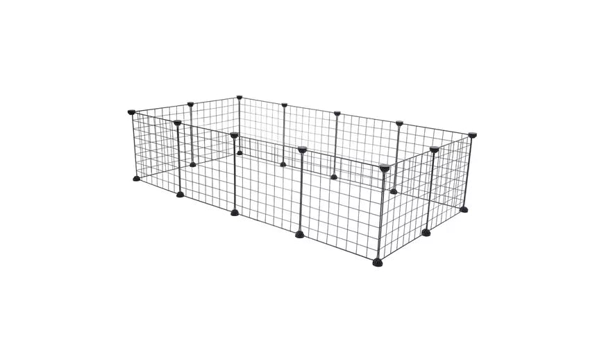 Pet Playpen, Small Animal Cage Metal Wire Yard Fence Kennel Crate Fence Tent