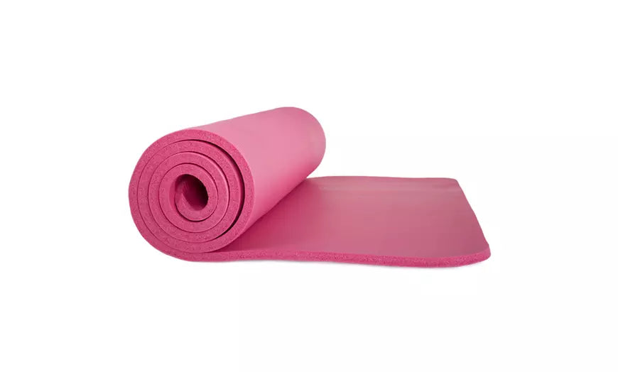 Wakeman Fitness Extra Thick Yoga Exercise Mat - 71" x 24" x 0.5"