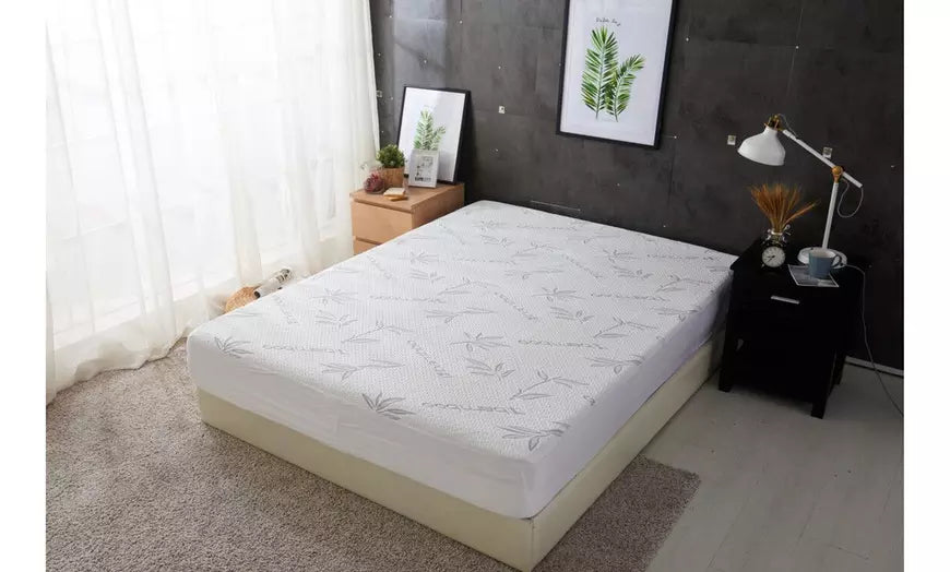 Premium Bamboo Waterproof Fitted Mattress Protector